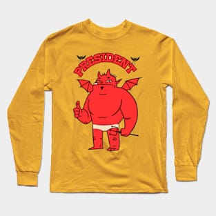 President Satan Long Sleeve T-Shirt